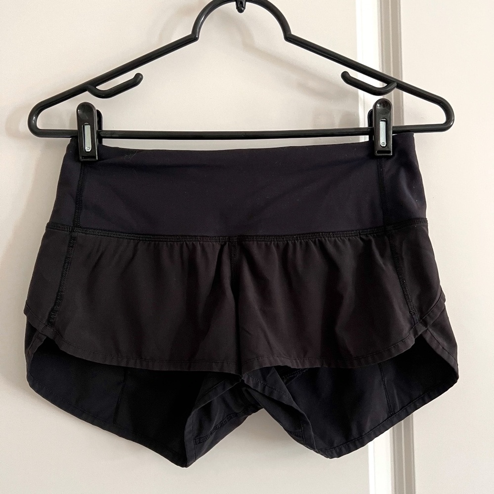 lululemon Speed Up Shorts 2.5'' - black - Size 2